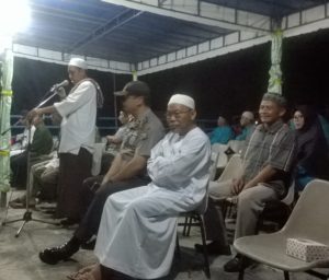 Camat Singkep, Kisan Jaya dalam  sambutannya