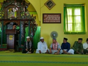 Gubernur Kepri,Nurdin Basirun dalam agenda Safari Ramadhan nya di Lingga.