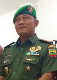 Dandim 0315 Letnan Kolonel Infantri Ari Suseno S,Sos