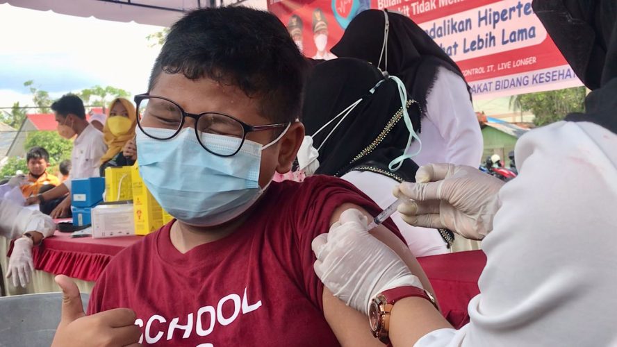 Dinkes PPKB Lingga Lakukan Bulan Imunisasi Anak Nasional