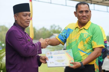 Bupati Lingga Hadiri Syukuran Kontingen Kabupaten Lingga